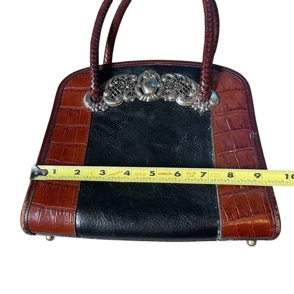 🍁Brighton Vintage Bag Leather embellished - Picture 4 of 13